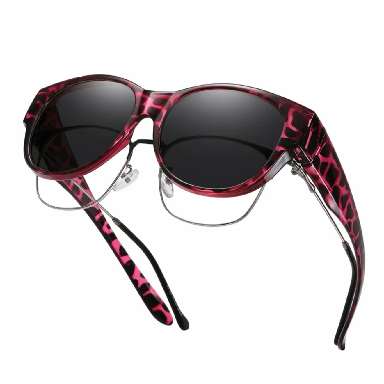 🕶 Nowe okulary przeciwsłoneczne typu „kocie oko” w rozmiarze XL, z soczewkami polaryzacyjnymi i ochroną UV400.