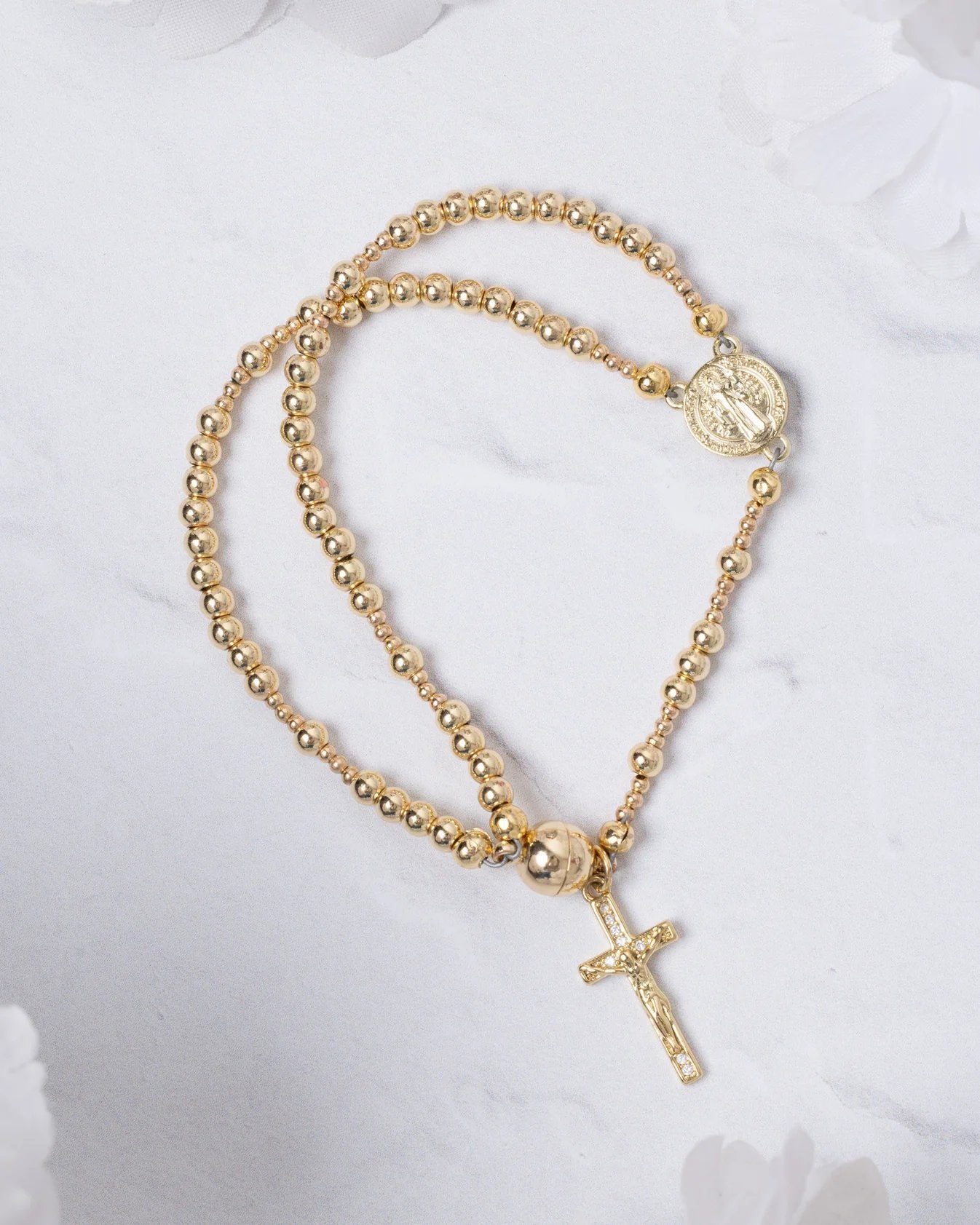 🔥Oferta ograniczona czasowo, trwająca ostatnie 24 godziny🔥 49% zniżki - ✝️Ręcznie robione bransoletki różańcowe📿