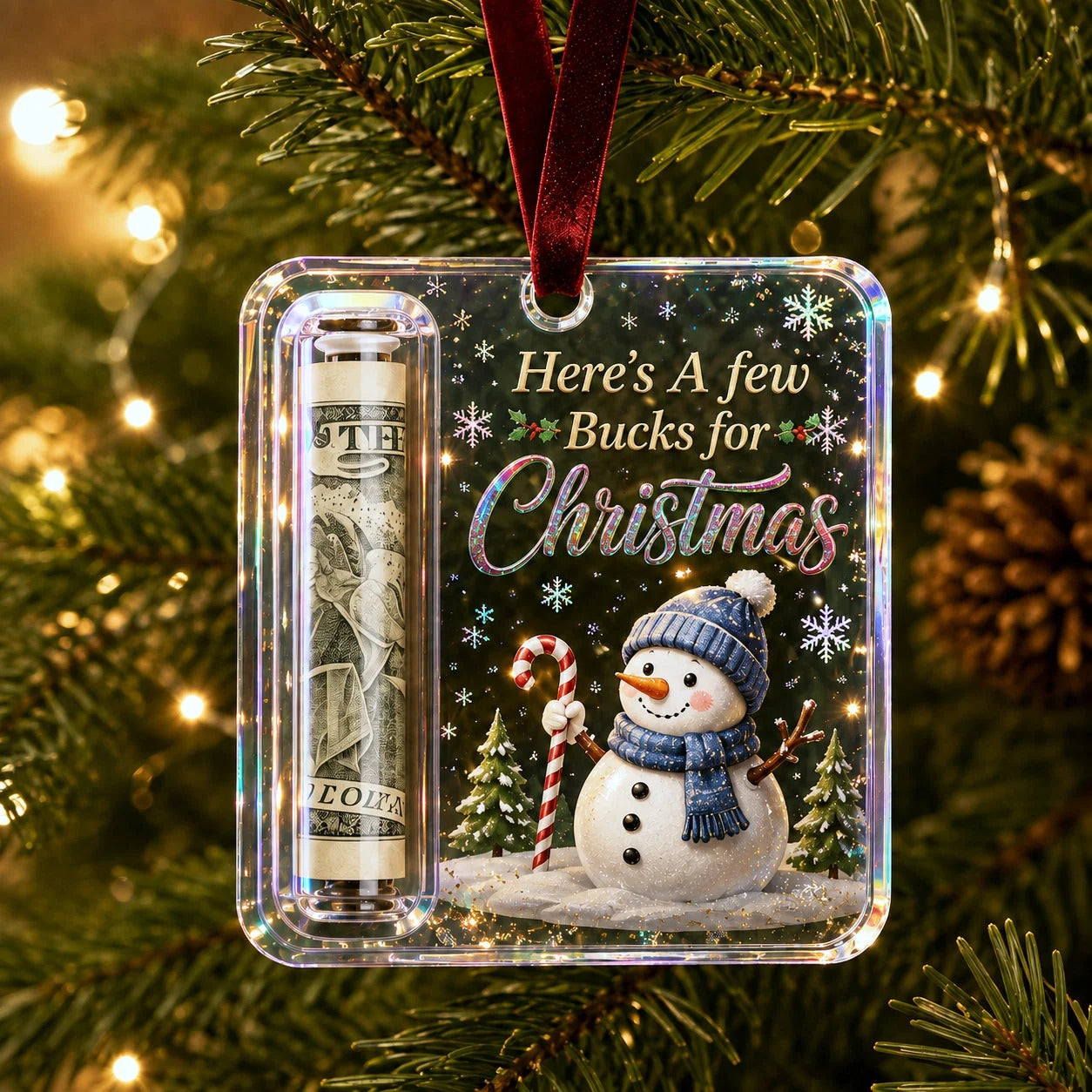 💵🎄 Wieszak na gotówkę na prezenty świąteczne – zamień pieniądze w świąteczną niespodziankę