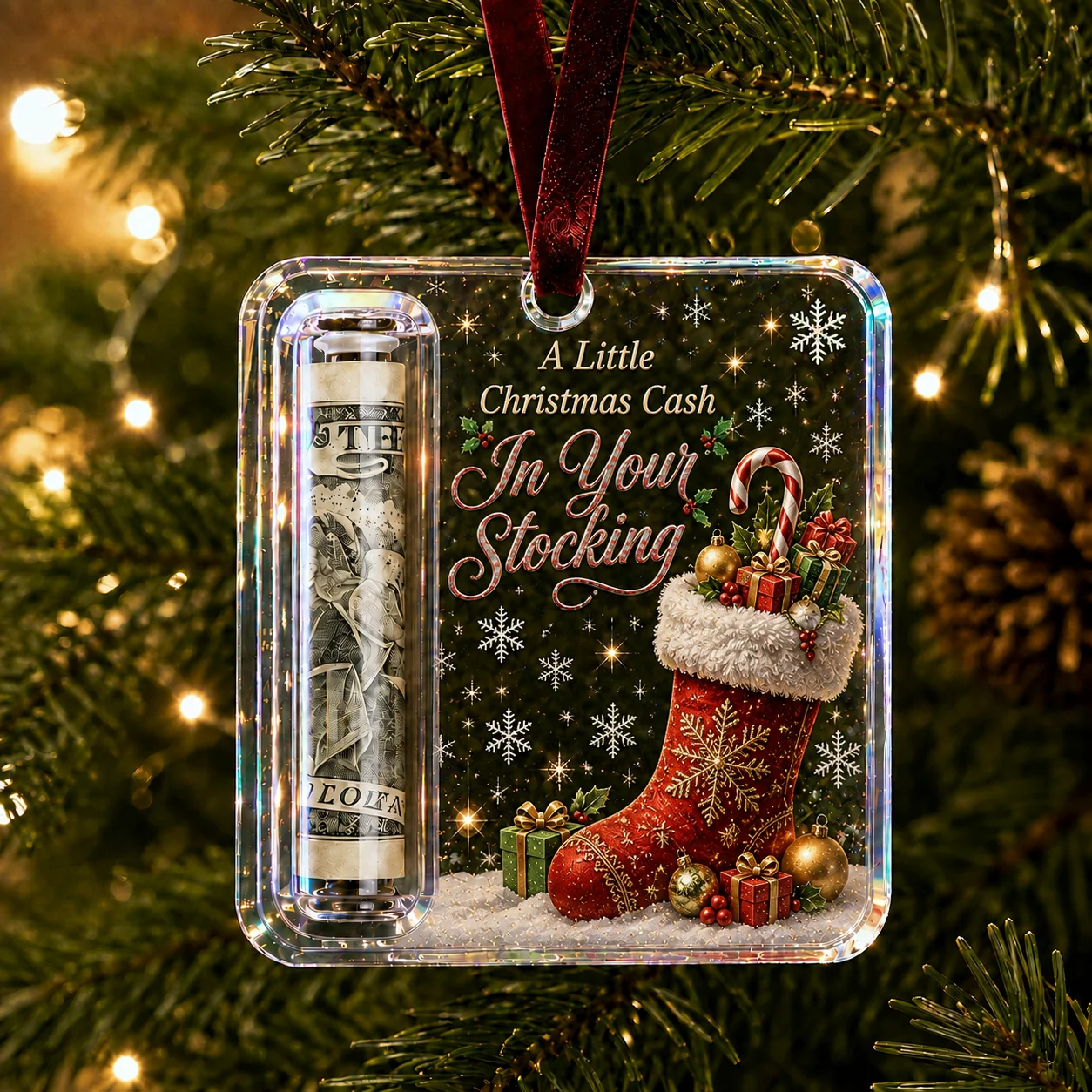 💵🎄 Wieszak na gotówkę na prezenty świąteczne – zamień pieniądze w świąteczną niespodziankę