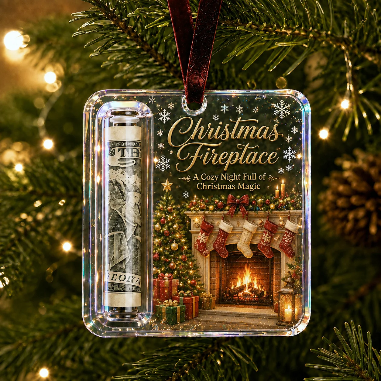 💵🎄 Wieszak na gotówkę na prezenty świąteczne – zamień pieniądze w świąteczną niespodziankę
