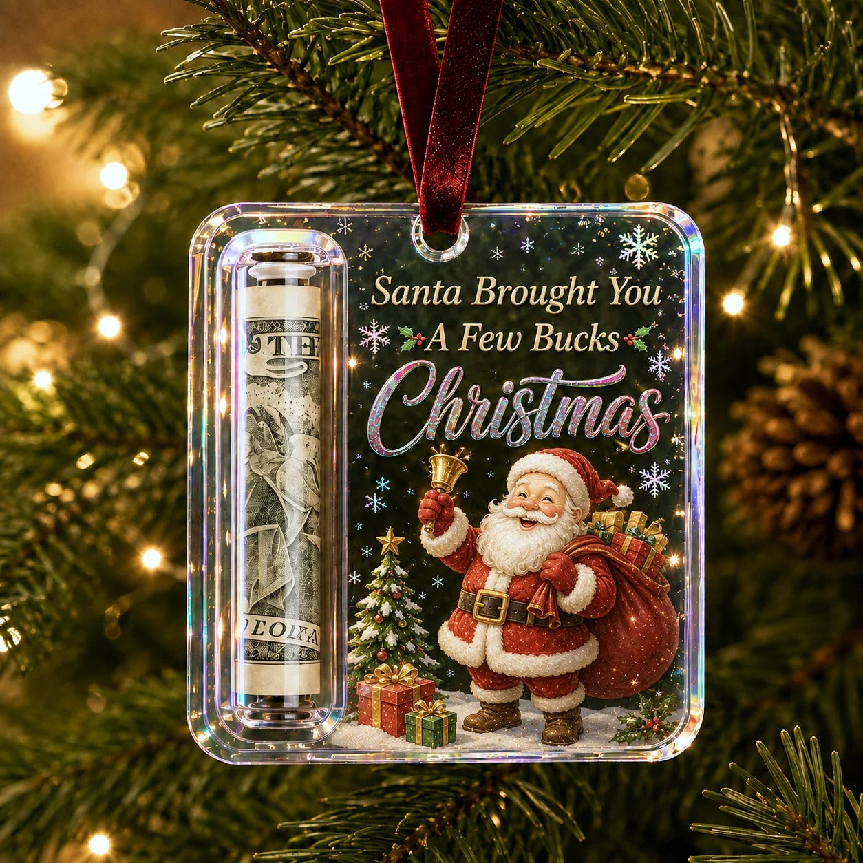 💵🎄 Wieszak na gotówkę na prezenty świąteczne – zamień pieniądze w świąteczną niespodziankę