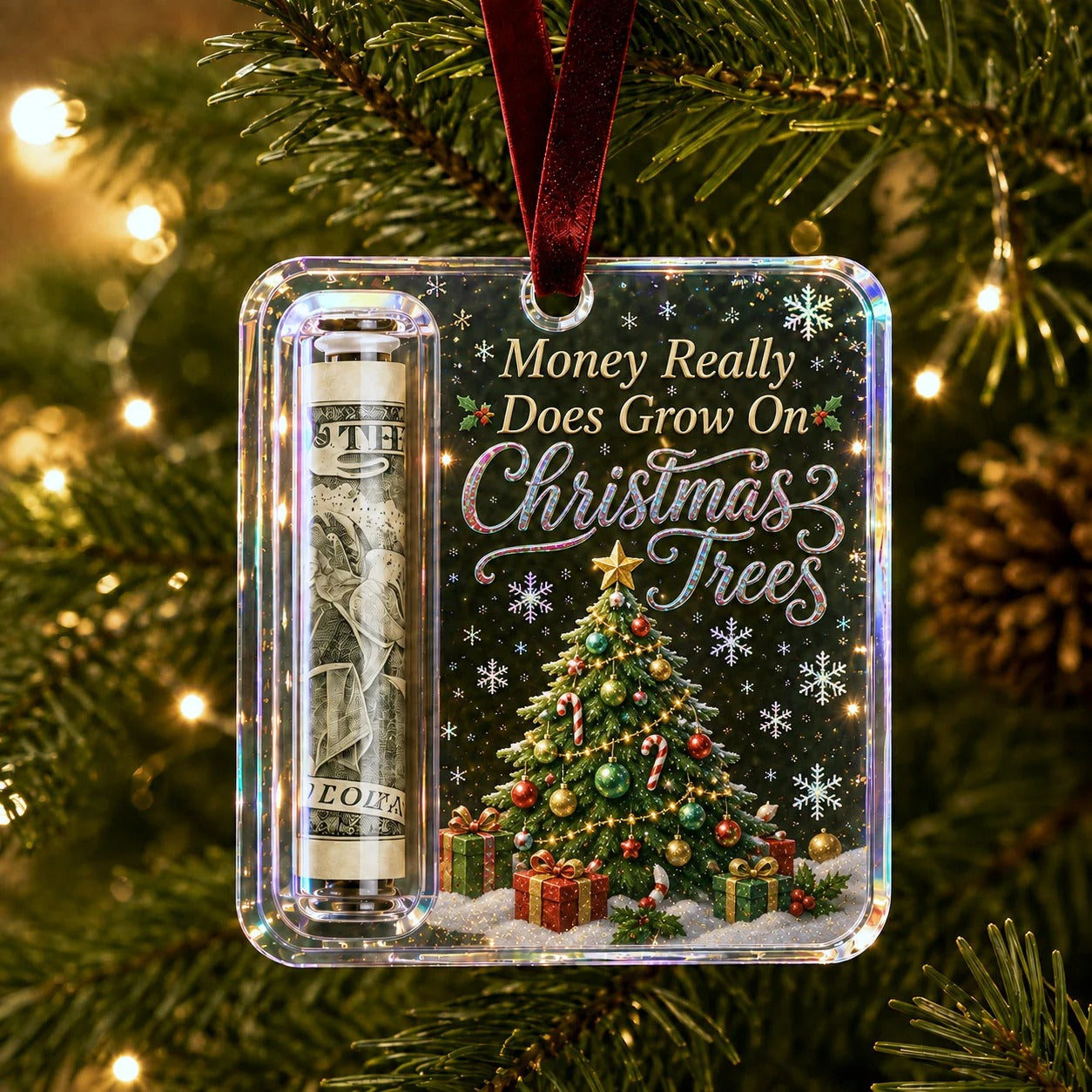 💵🎄 Wieszak na gotówkę na prezenty świąteczne – zamień pieniądze w świąteczną niespodziankę