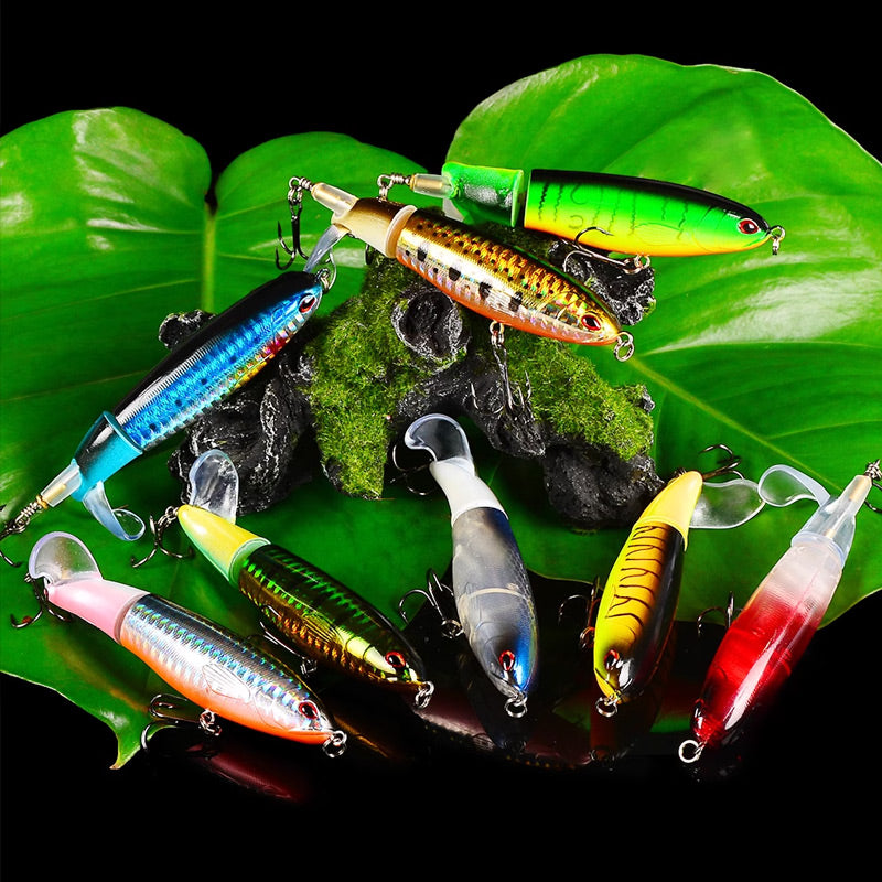 🎣 Pływająca, obracająca się przynęta ze śmigłem 🐟 Wysokiej jakości sprzęt wędkarski