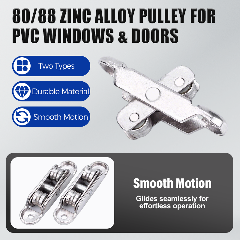 🔧 Rolki ze stopu cynku serii 80/88 przeznaczone do drzwi i okien PCV