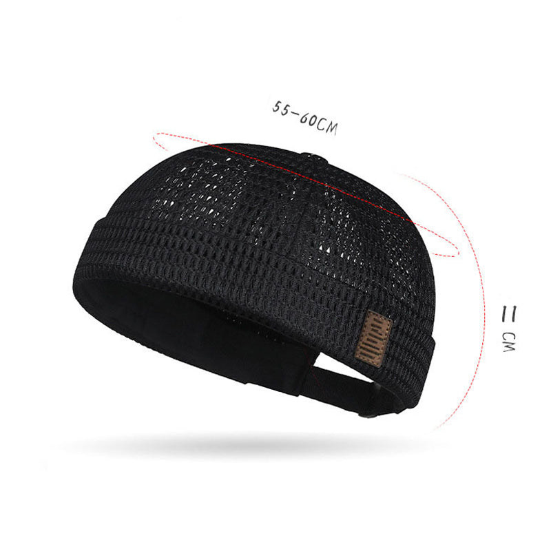 🧢Lekka czapka z oddychającej siateczki bez daszka