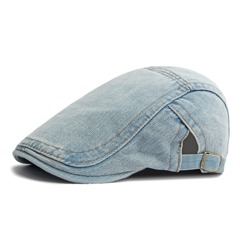 🧢✨Czapka typu newsboy z dżinsu unisex