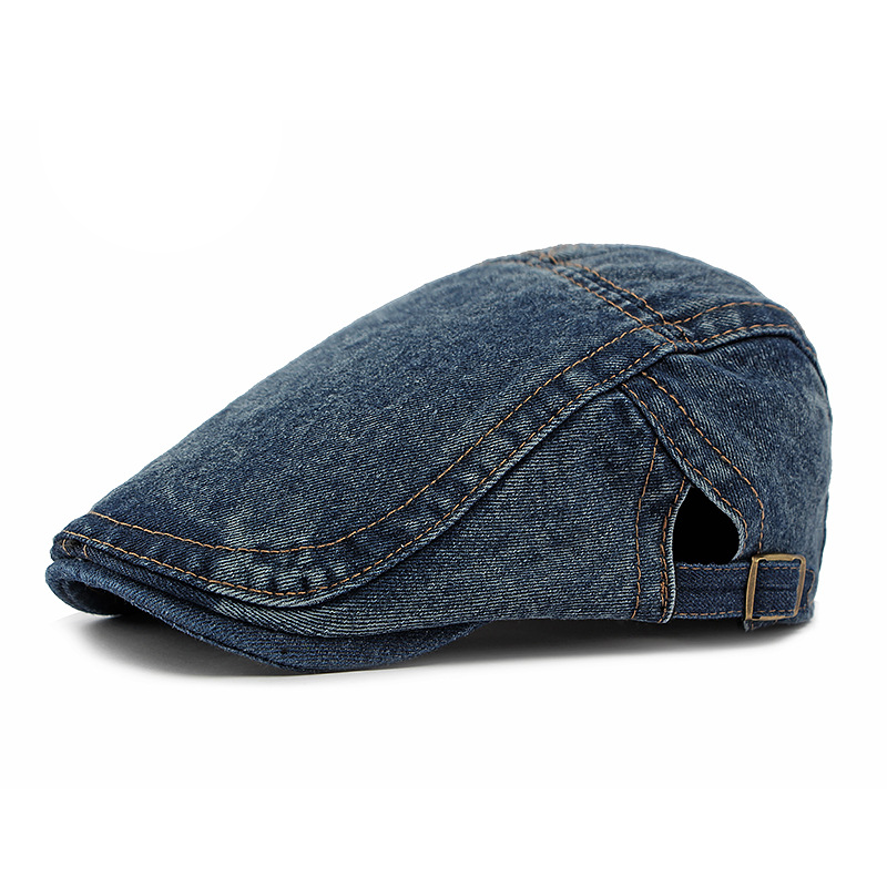 🧢✨Czapka typu newsboy z dżinsu unisex