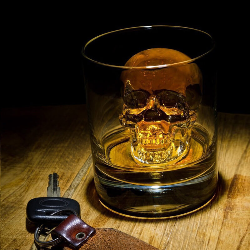 💀 Kostki lodu w kształcie czaszek