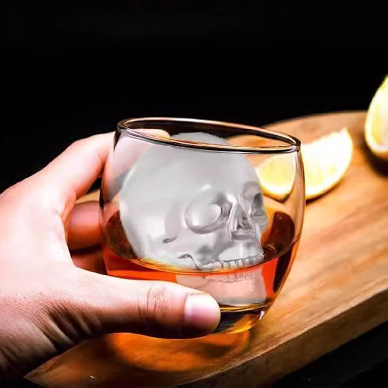💀 Kostki lodu w kształcie czaszek