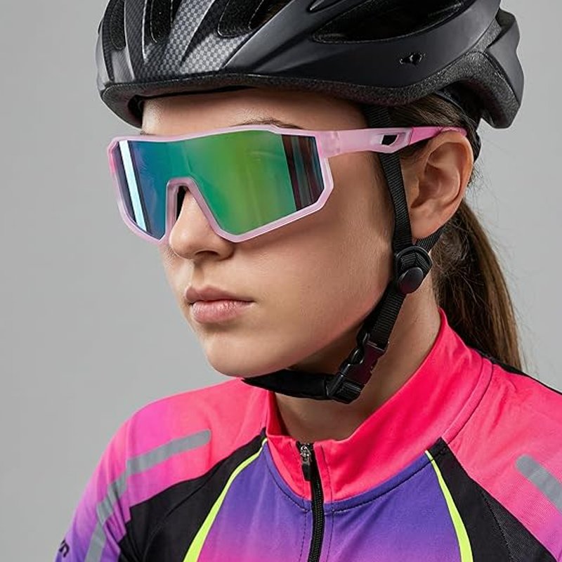 🕶️ Okulary przeciwsłoneczne sportowe z polaryzacją dla mężczyzn i kobiet – filtr UV400 i kolorowe soczewki lustrzane 🏃
