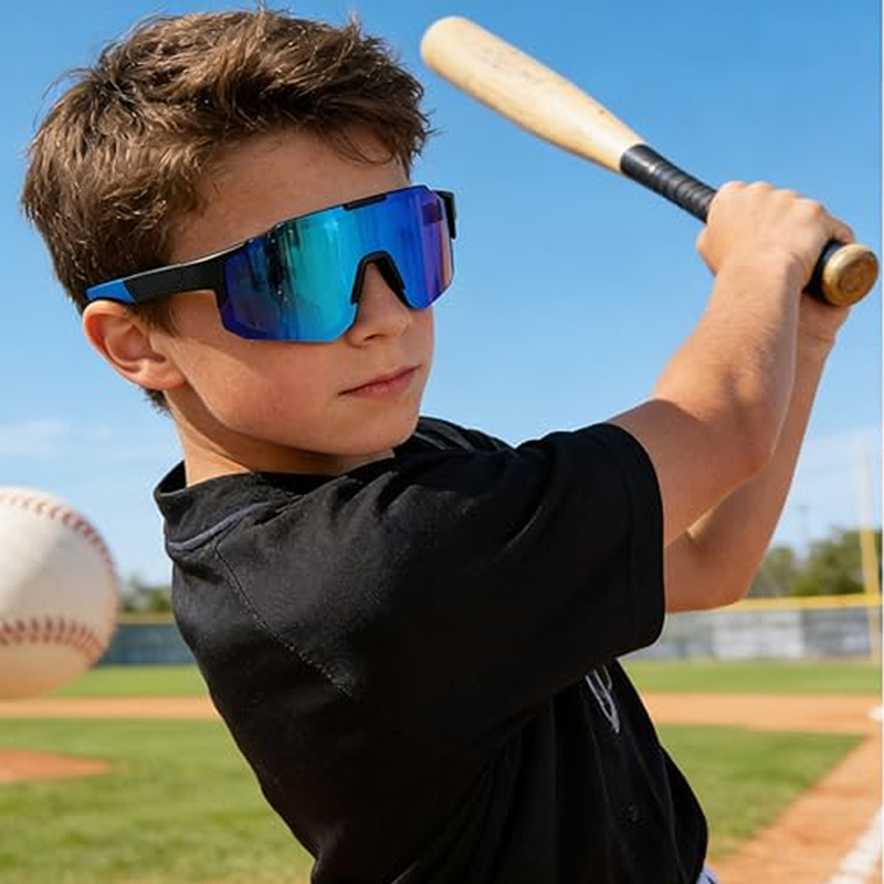 🕶️ Okulary przeciwsłoneczne sportowe z polaryzacją dla mężczyzn i kobiet – filtr UV400 i kolorowe soczewki lustrzane 🏃