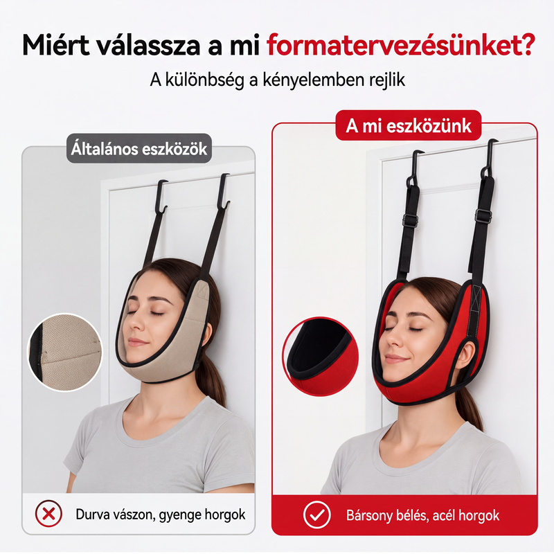 💪 Urządzenie do rozciągania szyi, montowane na drzwiach, służące do łagodzenia bólu szyi
