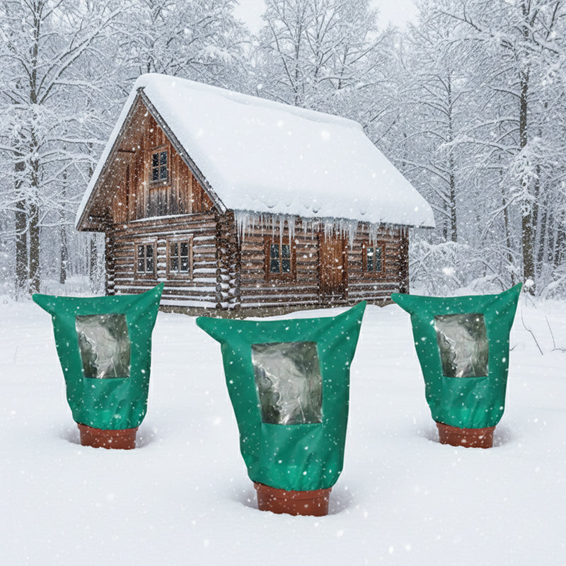 🌱 Zaoszczędź 50%! ❄️ Zimowa osłona na rośliny – zamek błyskawiczny i ściągacz dla ochrony przed mrozem ✨