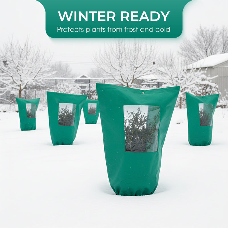 🌱 Zaoszczędź 50%! ❄️ Zimowa osłona na rośliny – zamek błyskawiczny i ściągacz dla ochrony przed mrozem ✨